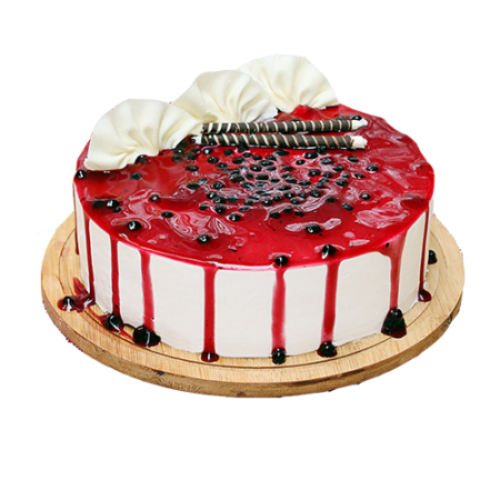 Red Vancho Cake | Cake Delivery in Kollam | CakesKart