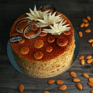 Almond Bubbly cake by palooda dessert club