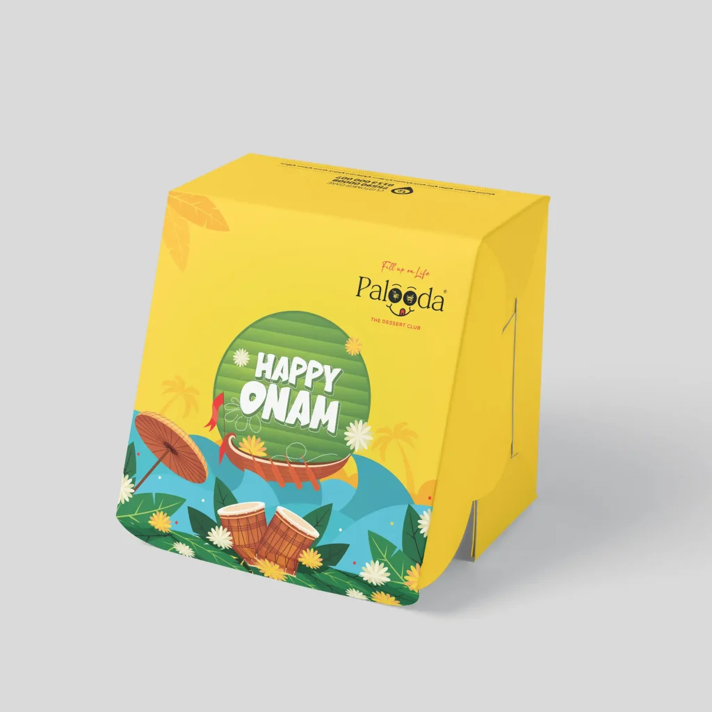 Onam cake box theme preview