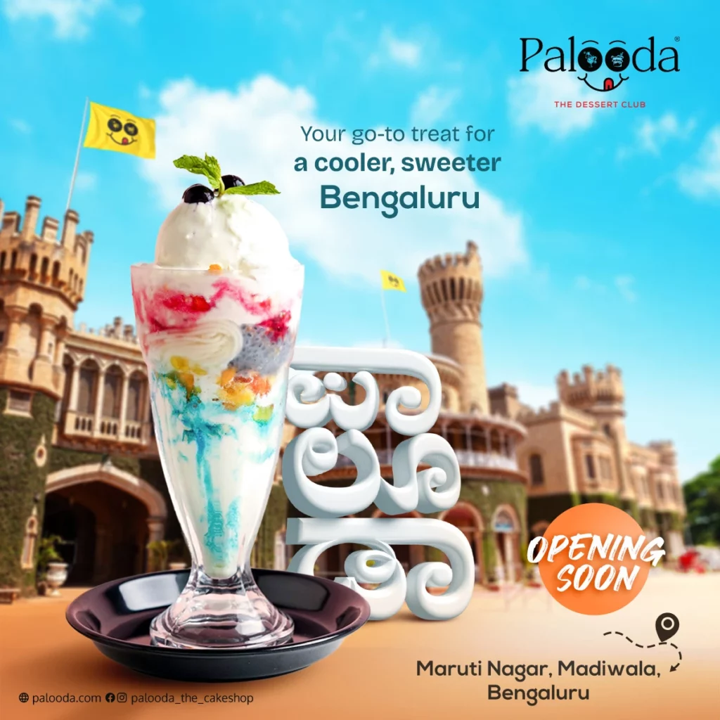 Palooda, your favorite destination for authentic Kerala desserts, is thrilled to announce the grand opening of our newest outlet in Maruti Nagar, Madiwala on November 15th, 2024.